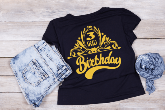 Celebrate Creativity: The 3rd Birthday SVG Graphic Design